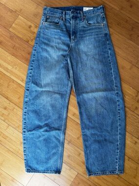 GAP high rise barrel jeans